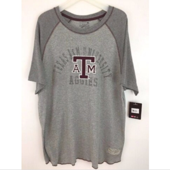 Texas A&M Aggies Thermal Knit Shirt Logo Aggies - Picture 1 of 6